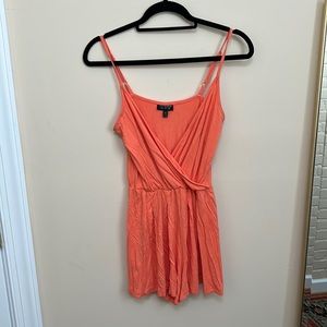 Top shop peach romper